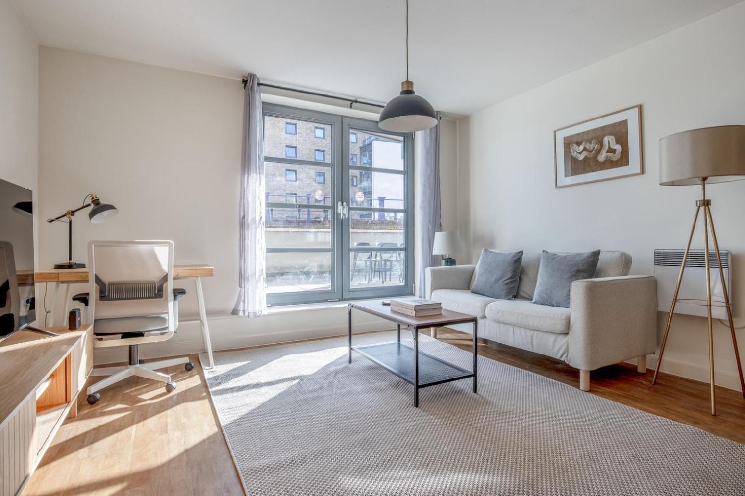 Appartamento Blueground Limehouse Balcony Nr Library Lon-410 Londra